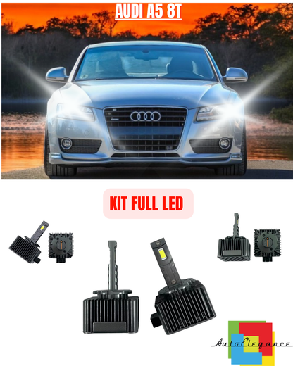 💕 KIT LED LAMPADE ANABBAGLIANTI D3S LED 6000K ADATTO PER AUDI A5 8T 💕