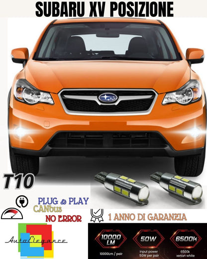 😎PAIR OF POSITION LIGHTS 10 LED 🔥🔥SUBARU XV🔥🔥 T10 W5W CANBUS NO ERROR 6000K