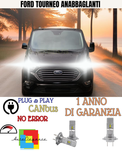 🔥KIT FULL LED FORD TOURNEO H7 6000K BIANCO ANABBAGLIANTI 🔥