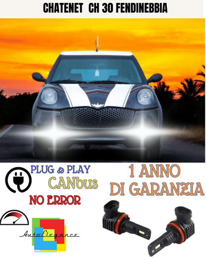 🔥KIT LED H11 CHATENET CH 30 6000K BIANCO FENDINEBBIA 🔥