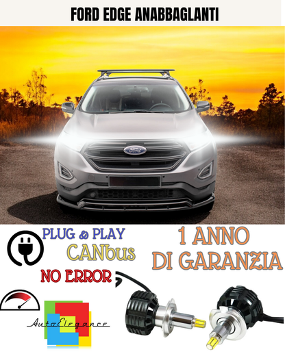 ✨KIT LED FORD EDGE H7 6000K  BIANCO  ANABBAGLIANTI✨