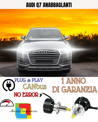 🔥KIT LED AUDI Q7 H7 6000K BIANCO ANABBAGLIANTI🔥