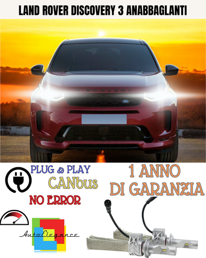 🔥KIT LED LAND ROVER DISCOVERY 3 H7 8000 LUMEN  ANABBAGLIANTI🔥