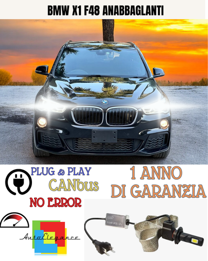 🔥KIT LED BMW X1 F48 H7 6000K  BIANCO ANABBAGLIANTI🔥