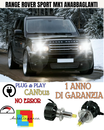 🔥KIT FULL LED ANABBAGLIA H7 6000K LED CANBUS PER LENTICOLARI 360 RANGE ROVER 🔥