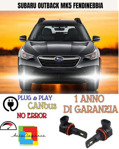 🔥KIT LED H8 SUBARU OUTBACK MK5 6000K BIANCO FENDINEBBIA 🔥