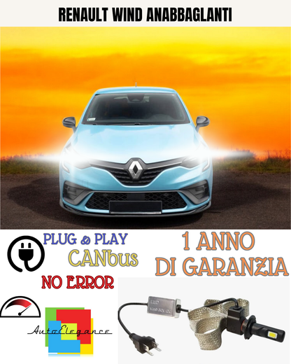 🔥KIT LED RENAULT WIND H1 6000K 6400 LUMEN  ANABBAGLIANTI🔥
