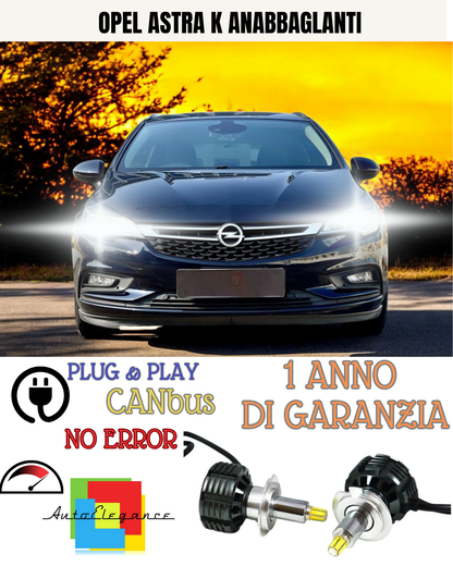 ✨KIT LED OPEL ASTRA K H7 6000K  BIANCO  ANABBAGLIANTI✨