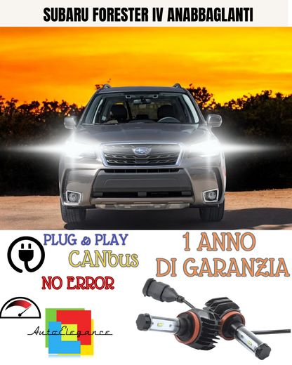 🔥KIT LED SUBARU FORESTER IV H11 9800 BIANCO ANABBAGLIANTI🔥