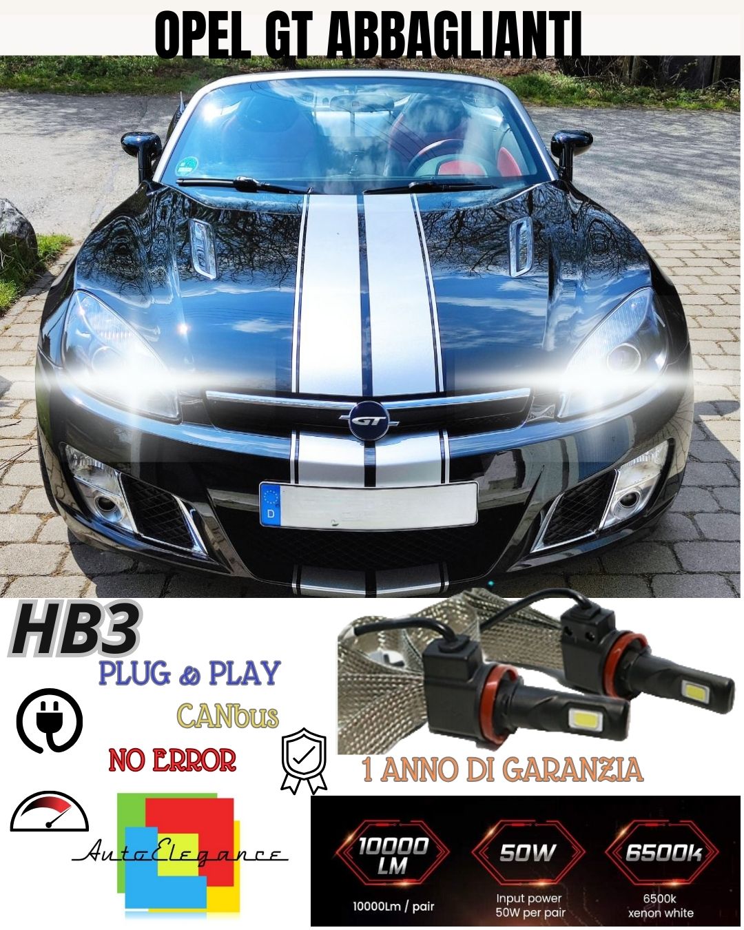 😍😍LED HIGH BEAM LAMPS 😍 OPEL GT😍 H9 LED LAMPS NO LIGHT FAILURE😍😍😍 