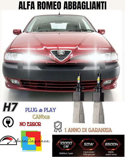 🔥🔥KIT FULL LED ALFA ROMEO 146 LAMPADE LED H1 6000K XENON BIANCO ABBAGLIANTE🔥