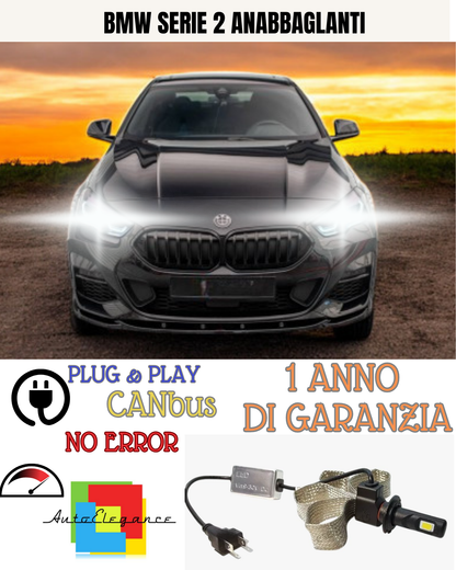 🔥KIT LED  BMW SERIE 2 H7 6000K  BIANCO ANABBAGLIANTI🔥