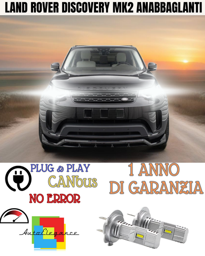 🔥KIT LED  LAND ROVER DISCOVERY MK2 H7 6000K BIANCO ANABBAGLIANTI 🔥