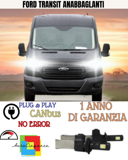 🔥KIT FULL LED FORD TRANSIT H7 6000K BIANCO ANABBAGLIANTI 🔥
