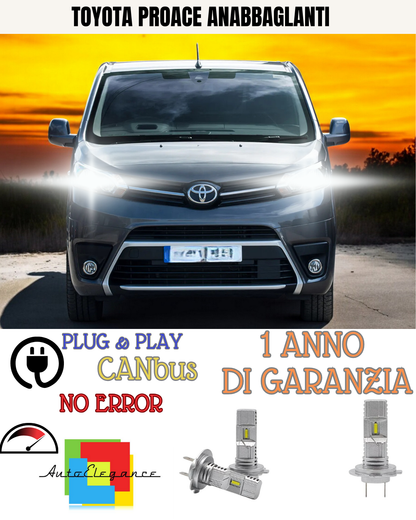 ✨KIT CONVERSIONE LED TOYOTA PROACE CITY ANABBAGLIANTI ABBAGLIANTI✨