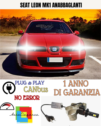 🔥KIT LED SEAT LEON MK1 H7 6000K ANABBAGLIANTI🔥