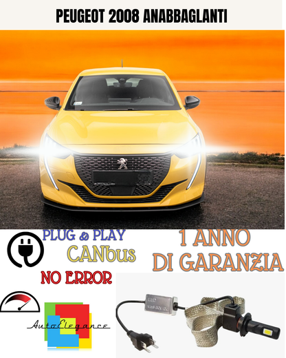 ✨KIT LED PEUGEOT 2008 H7 6000K  ANABBAGLIANTI ✨