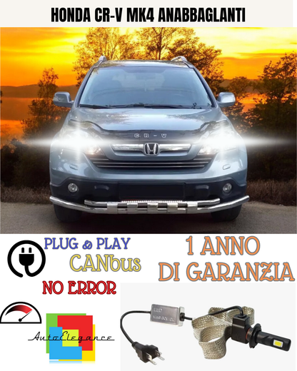 🔥KIT LED HONDA CR-V MK4 H7 6000K BIANCO 6400 ANABBAGLIANTI🔥