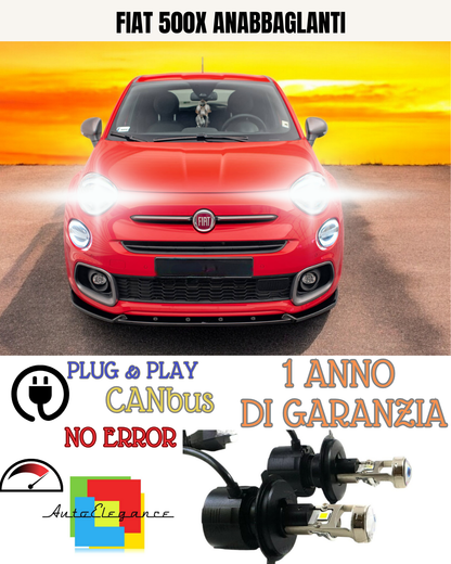 🔥KIT BI-LED H4 FIAT 500X 18000 6000K ANABBAGLIANTI🔥