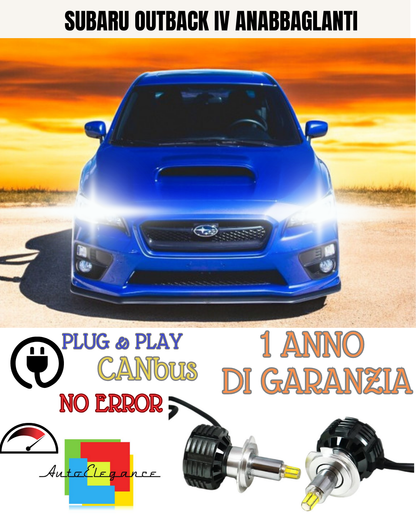✨KIT LED SUBARU OUTBACK IV  H7 6000K  9600 BIANCO  ANABBAGLIANTI✨