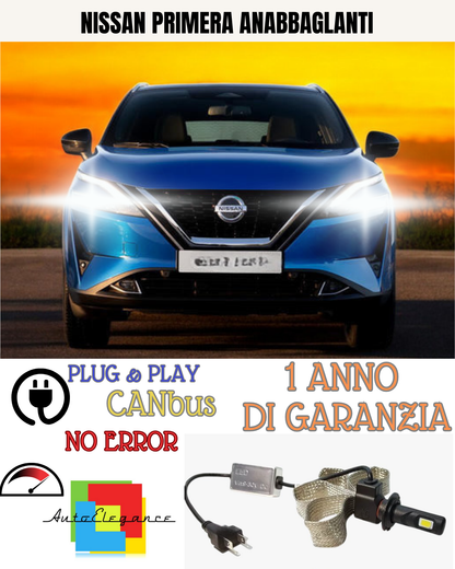 🔥KIT LED NISSAN PRIMERA H7 6000K 6400  LUMEN  ANABBAGLIANTI🔥