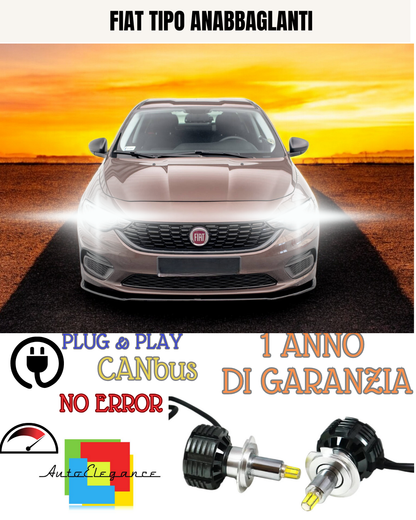✨CONVERSIONE LED FIAT TIPO  H7 ANABBAGLIANTI✨