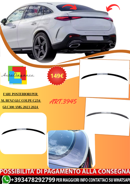 💫ART.3945 Spoiler per M. Benz GLC Coupe C254 GLC300 400 AMG 2023-2024💫