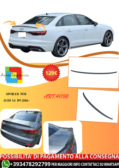 💫ART.4098 Spoiler per Audi A4 B9 2016+💫