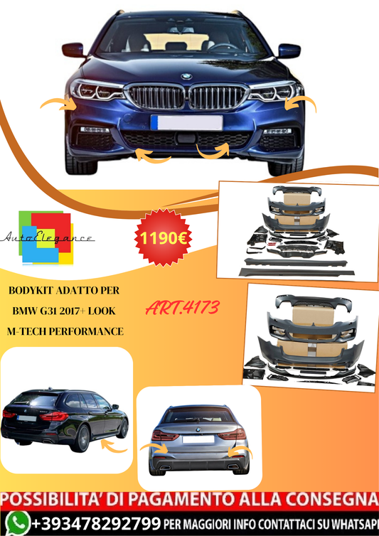 💫ART.4173 Bodykit adatto per BMW G31 2017+ look M-Tech Performance💫