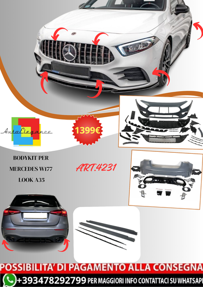 💫ART.4231  Bodykit adatto per  Mercedes W177 Look A35💫