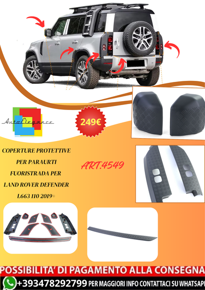 💫ART.4549 Coperture Protettive per Land Rover Defender L663 110 2019+💫