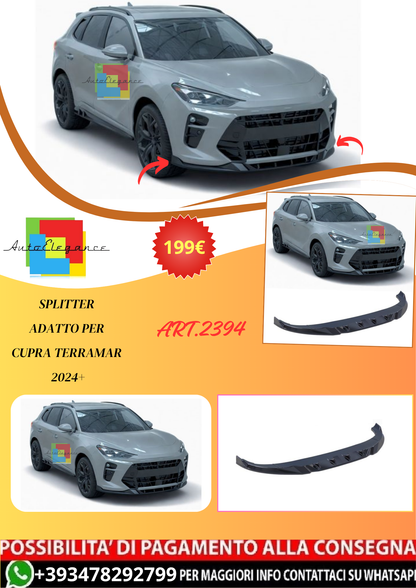💫ART.2394 SPLITTER ADATTO PER CUPRA TERRAMAR 2024+💫