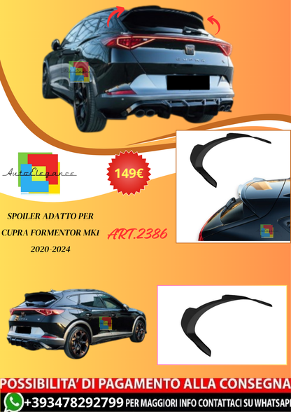 💫ART.2386 SPOILER ADATTO PER CUPRA FORMENTOR MK1 2020-2024💫