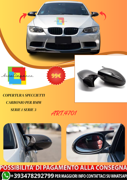 💫ART.4701 Copertura Speccietti Carbonio per BMW Serie 1 Serie 3💫