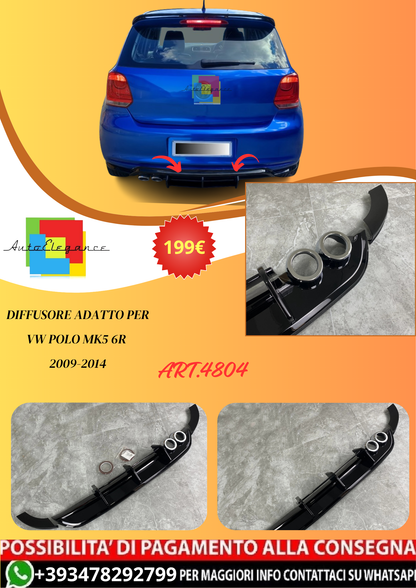💫ART.4804 Diffusore adatto per VW Polo MK5 6R 2009-2014💫