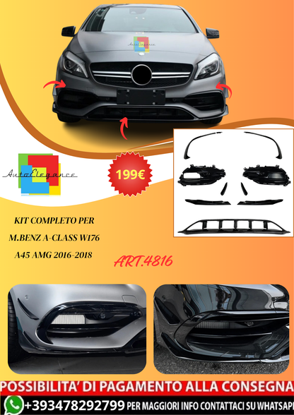 💫ART.4816 Kit completo per M.Benz A-Class W176 A45 AMG 2016-2018💫