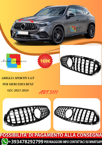 💫ART.5111 Griglia Sportiva GT per Mercedes Benz GLC 2023-2024💫