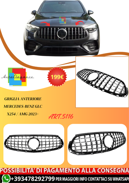 💫ART.5116 Griglia Anteriore Mercedes-Benz GLC X254 / AMG 2023+💫