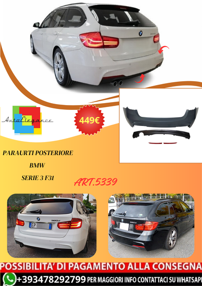 💫ART.5339 Paraurti Posteriore BMW Serie 3 F31💫