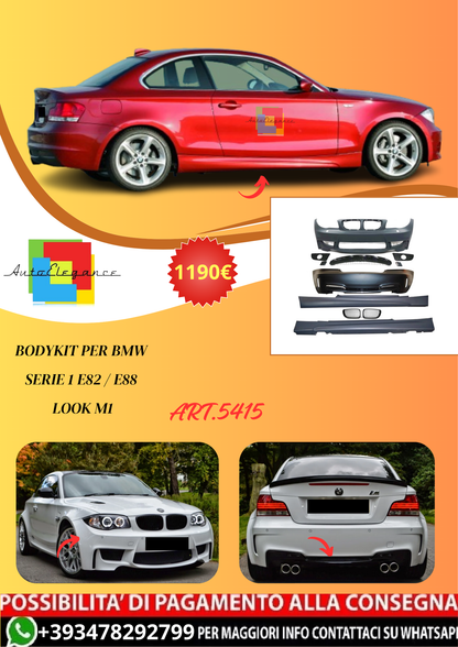 💫ART.5415 Bodykit per BMW Serie 1 E82 / E88 Look M1💫 (Copia)