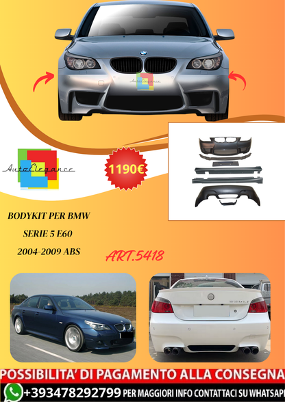 💫ART.5418 Bodykit per BMW Serie 5 E60 2004-2009 ABS💫