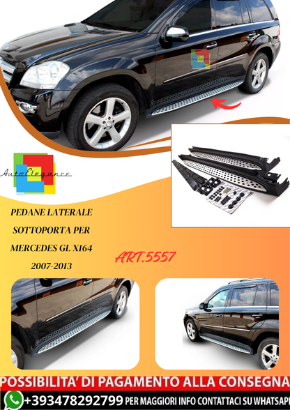 💫ART.5557 Pedane Laterale Sottoporta per Mercedes GL X164 2007-2013💫