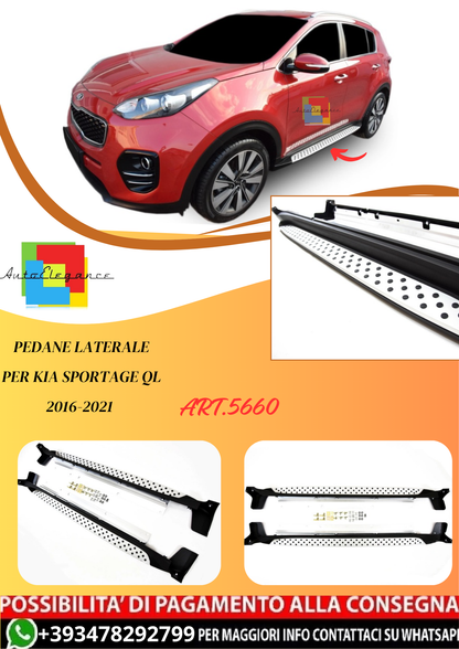 💫ART.5660 Pedane Laterale per Kia Sportage QL 2016-2021💫