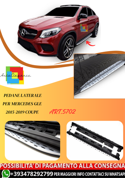 💫ART.5702 Pedane Laterale per Mercedes GLE 2015-2019 Coupe💫