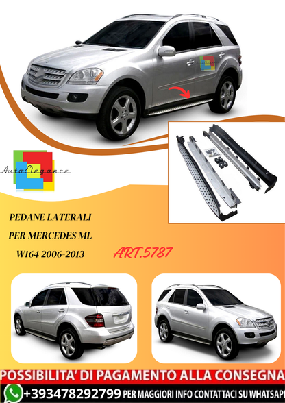 💫ART.5787 Pedane Laterali per Mercedes ML W164 2006-2013💫