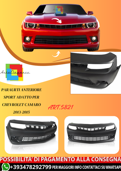 💫ART.5821 PARAURTI ANTERIORE SPORT adatto per CHEVROLET CAMARO 2013-2015💫