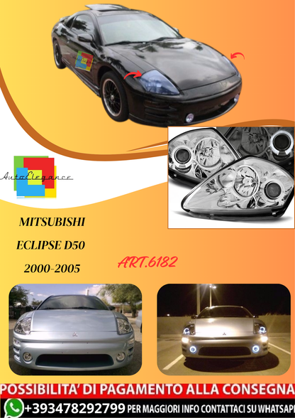 💫ART.6182 MITSUBISHI ECLIPSE D50 2000-2005 ANGEL EYES CROMATI💫