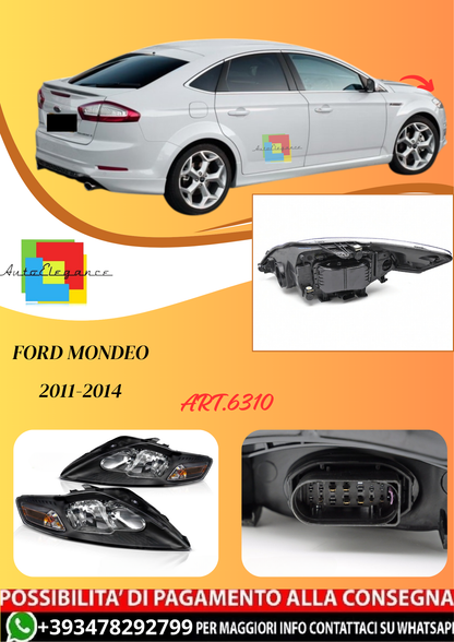 💫ART.6310 FARI NERI per FORD MONDEO 2011-2014💫