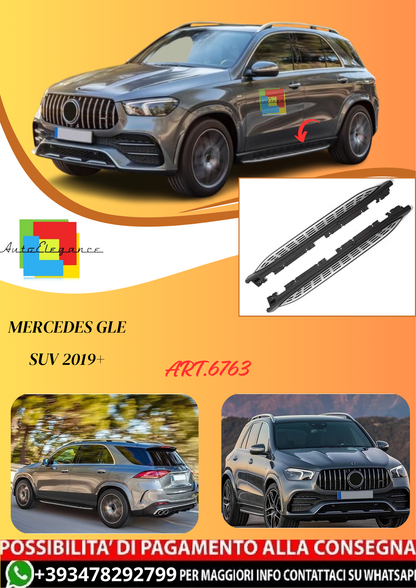 💫ART.6763 Pedane Laterali in Alluminio per Mercedes GLE SUV 2019+💫