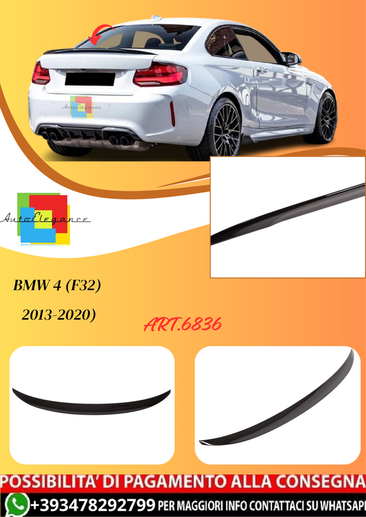 💫ART.6836 Spoiler Posteriore M Performance Look per BMW 4 (F32) 2013-2020)💫